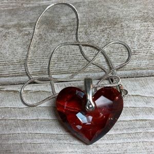 Handmade Swarovski Crystal “Truly in Love” Necklac
